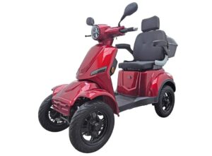 On Four Scootsters Scootmobiel Bordeaux Rood 1