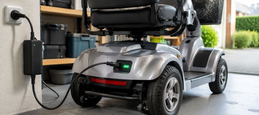 hoe ver kan een scootmobiel rijden