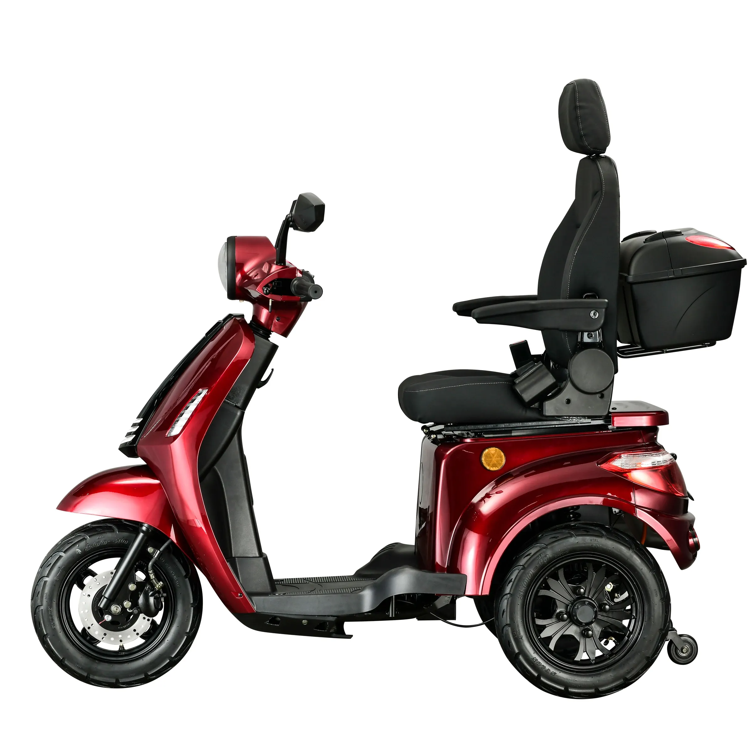 Folding mobility scooters