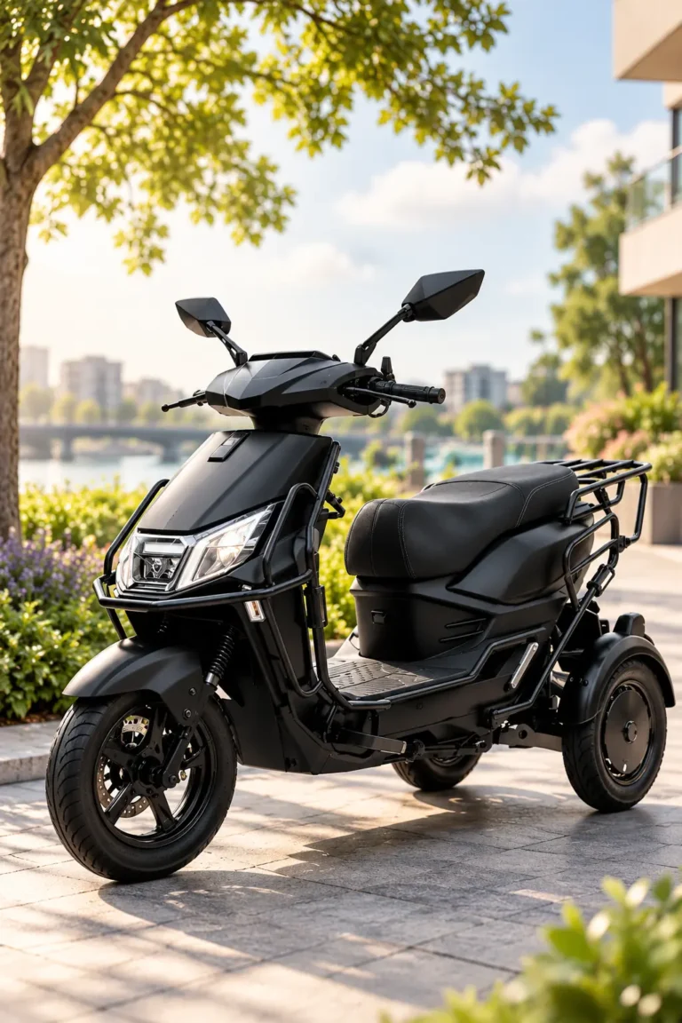 3-wiel-scootmobiel-buiten-gebruik