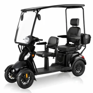 City Cruiser Duo Glans Zwart Voorzijde Andere Zijde