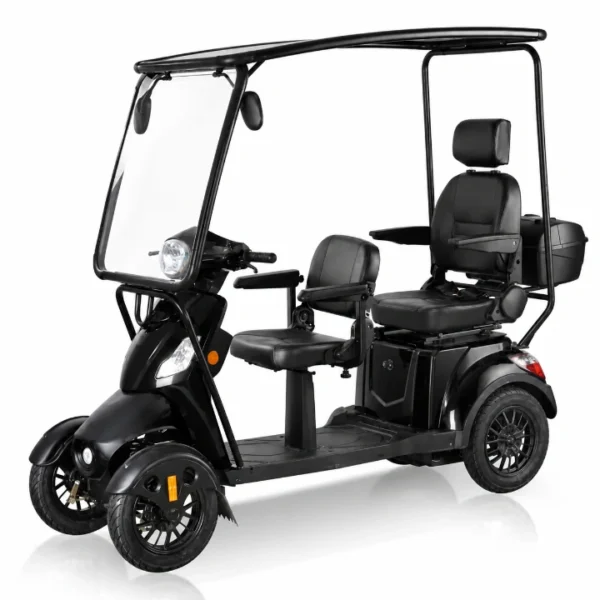 City Cruiser Duo Glans Zwart Voorzijde Andere Zijde