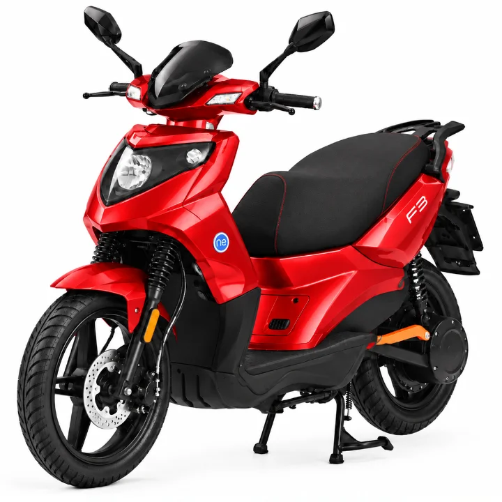 FD Motors F3 E-scooter Rood Voorzijde Andere Zijde