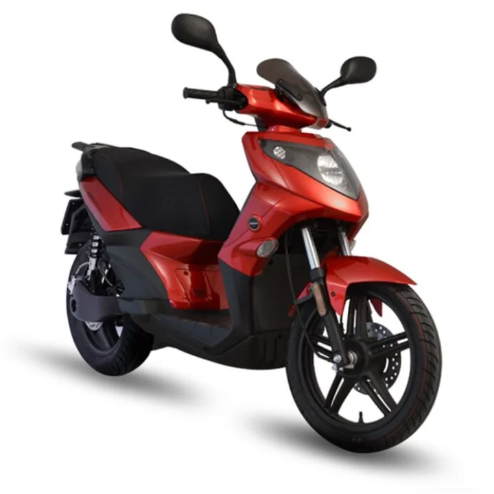 FD Motors F3 E-scooter Rood Voorzijde Rechts Zijde