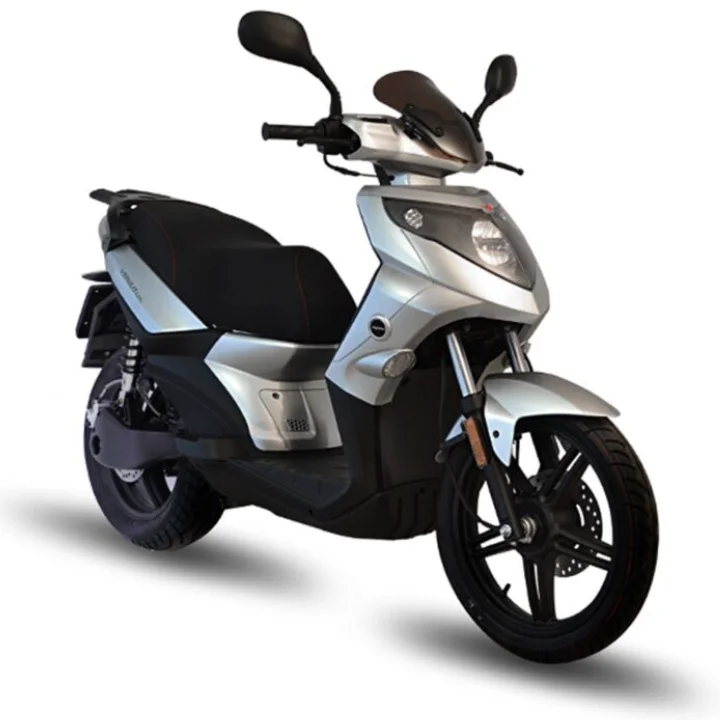 FD-Motors F3 E-scooter Zilver Voorzijde Rechts Zijde